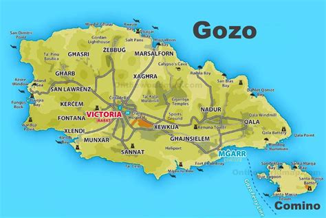 google map of gozo.